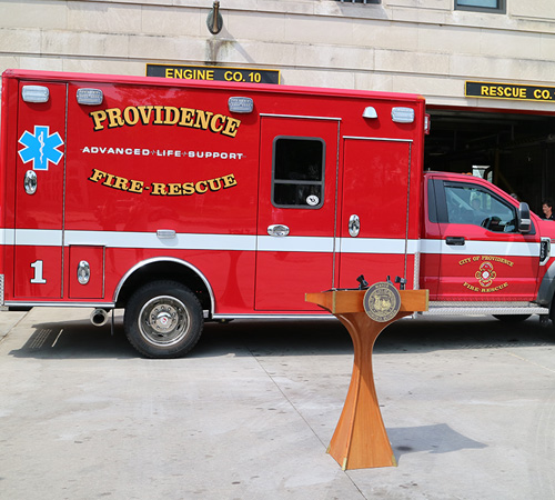 new Rescue 1 vehicle