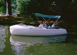 Electric Boating at Roger Williams Park