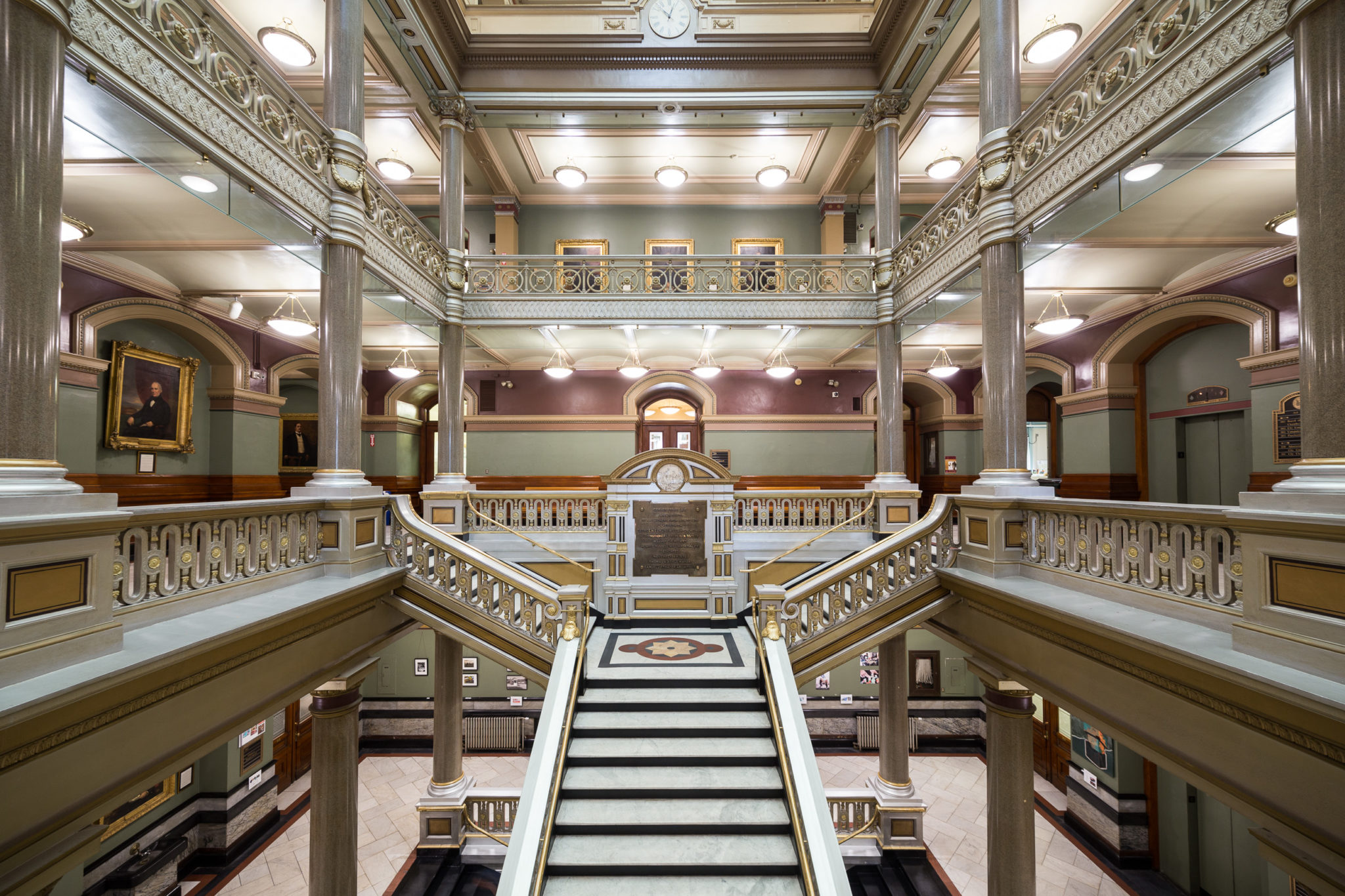 Atrium of Providence City Hall. Atrium of Providence City Hall.