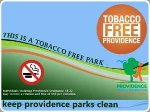 Tobaccco Free PVD Parks