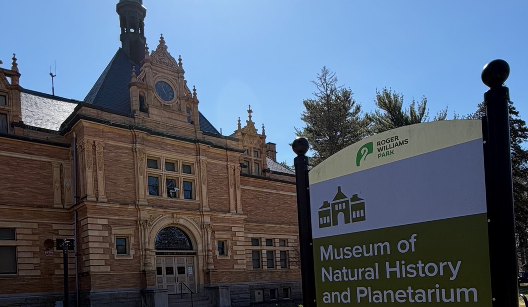 View of exterior of the Museum & Planetarium