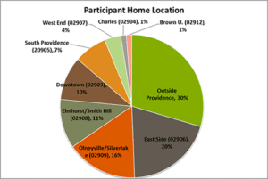 participants demographics graph