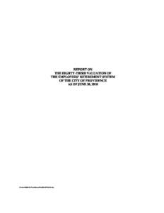Valant Pra Report.pdf City of Providence 2010_Vaulation_Report - City of Providence