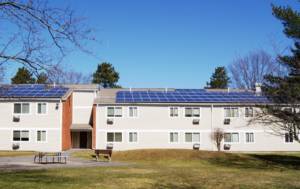 solar panels on shared housing