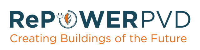 RePowerPVD logo - creating buildings of the future