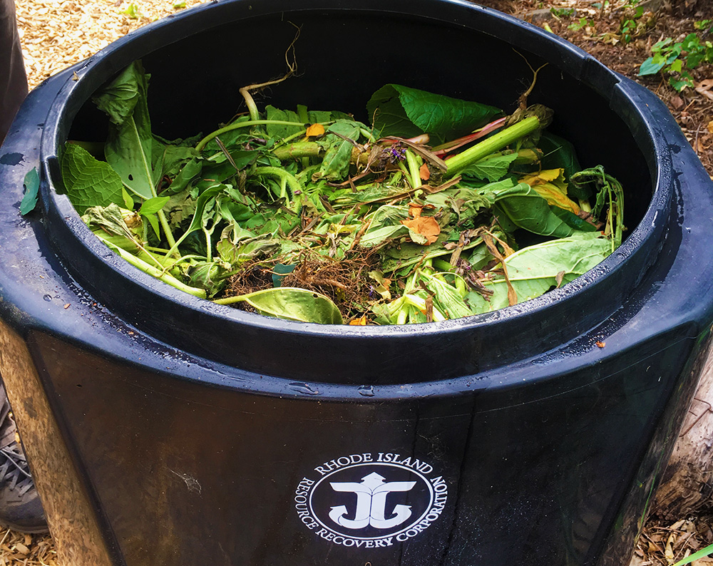 photo of a compost bin