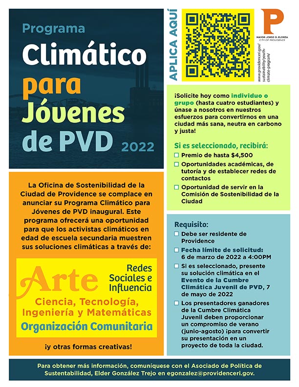 PVD Youth CLimate Program 2022