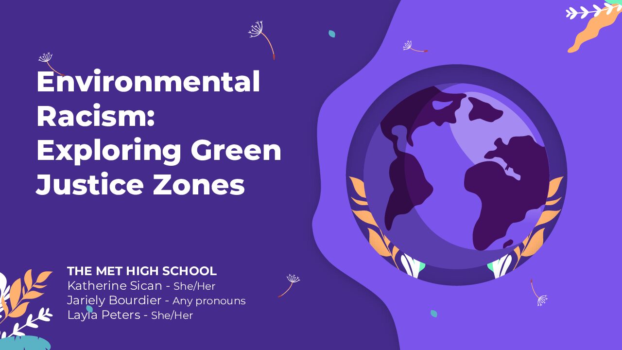 cover of Environmental Racism: Exploring Green Justice Zones presentation