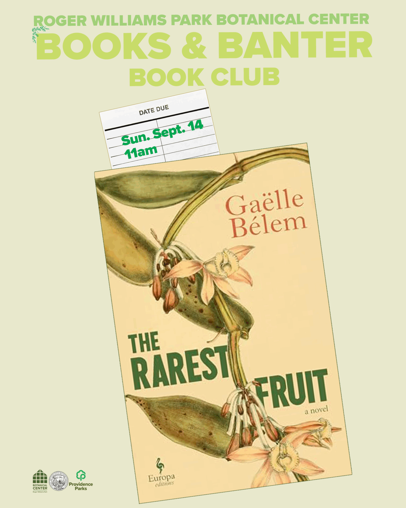 books and banter september
