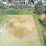 birds eye view photo of a sports field