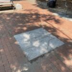 photo showing a carved plaque for Boyle Square
