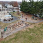 George J West Park Aerial image before 2026 improvements