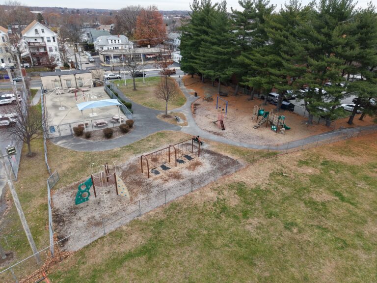 George J West Park Aerial image before 2026 improvements