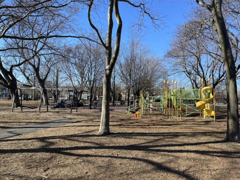 photo showing playground structures