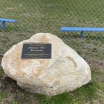 Hopkins Park Abe Hernandez soccer field memorial plaque