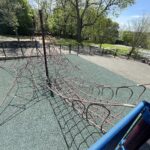 photo showing a playground structure