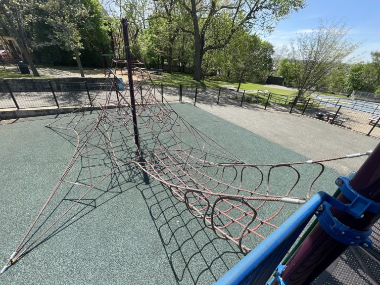 photo showing a playground structure