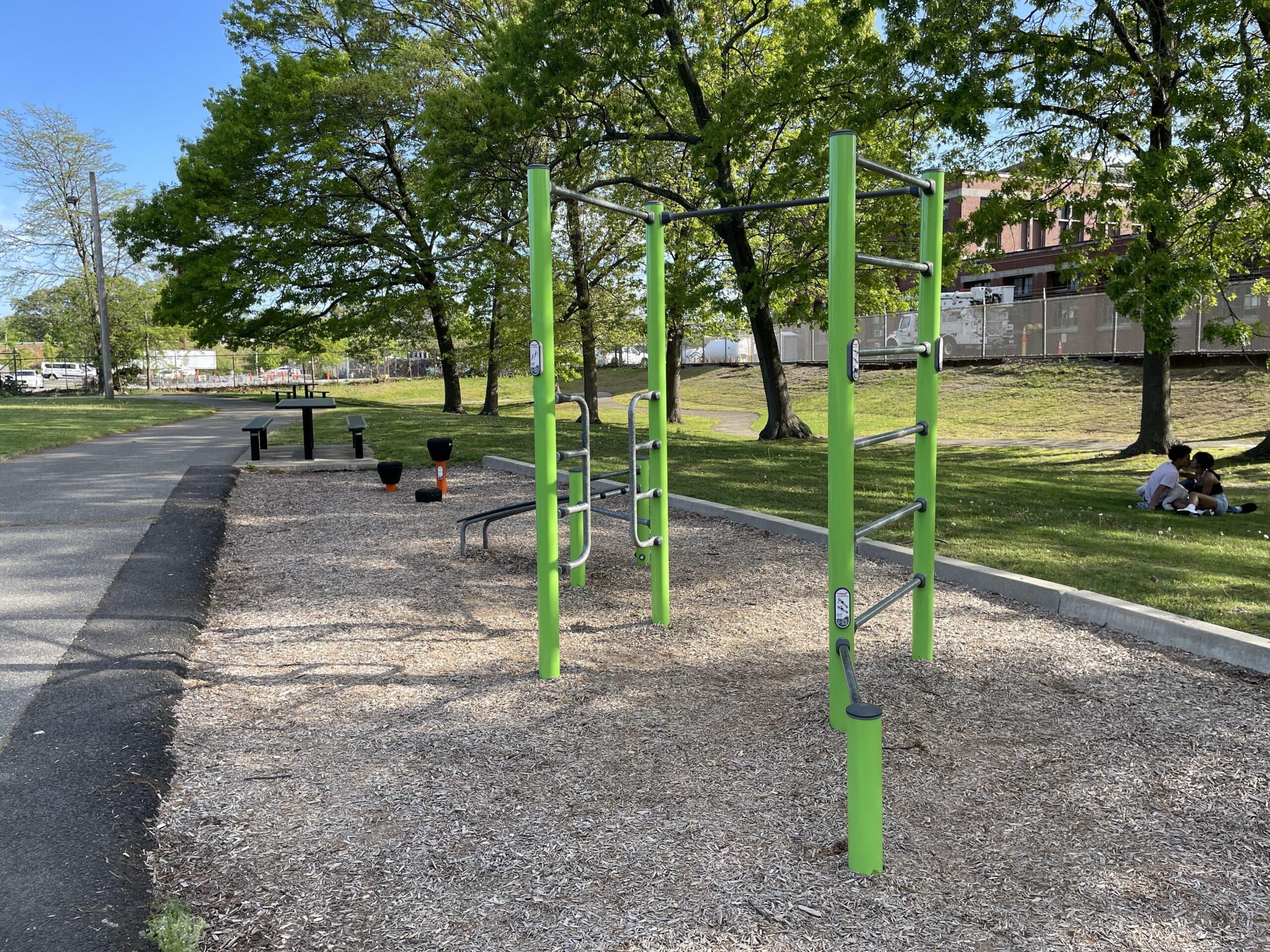 photo showing playground features