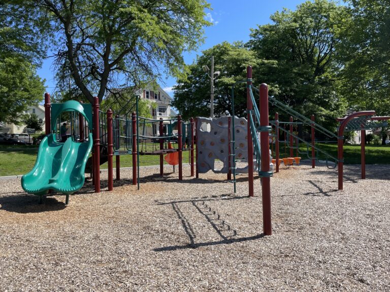 photo of a playground structure