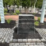 photo showing a monument for Frank Cerbo