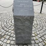 photo showing a memorial stone for Philip A Almagno