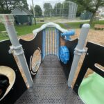 photo showing playground structures