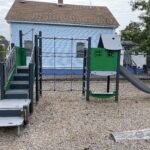 photo showing playground structures