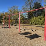 phtoo showing a swingset
