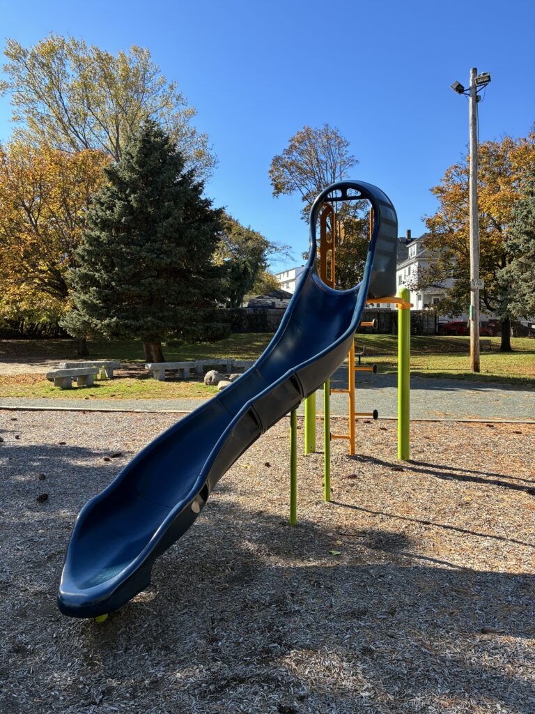 photo showing a slide