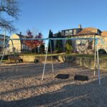 photo showing playground structures