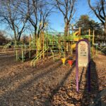 photo showing playground structures