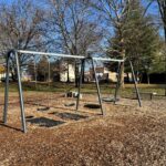 photo of a swingset