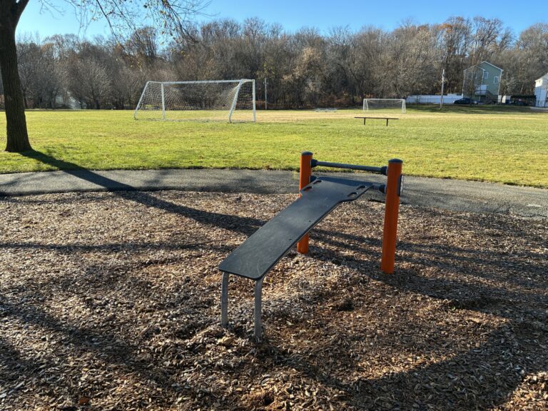 photo of a playground structure