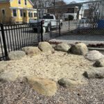photo showing sand play area