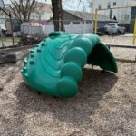 photo showing playground structures