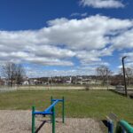 Hopkins Park open field next to playground
