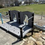photo showing playground structures