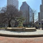 photo showing a fountain at burnside park
