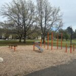 photo showing playground structures