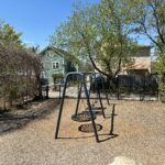 photo showing playground structures