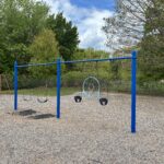 photo showing a playground structure