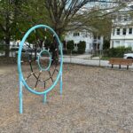 photo showing playground structures
