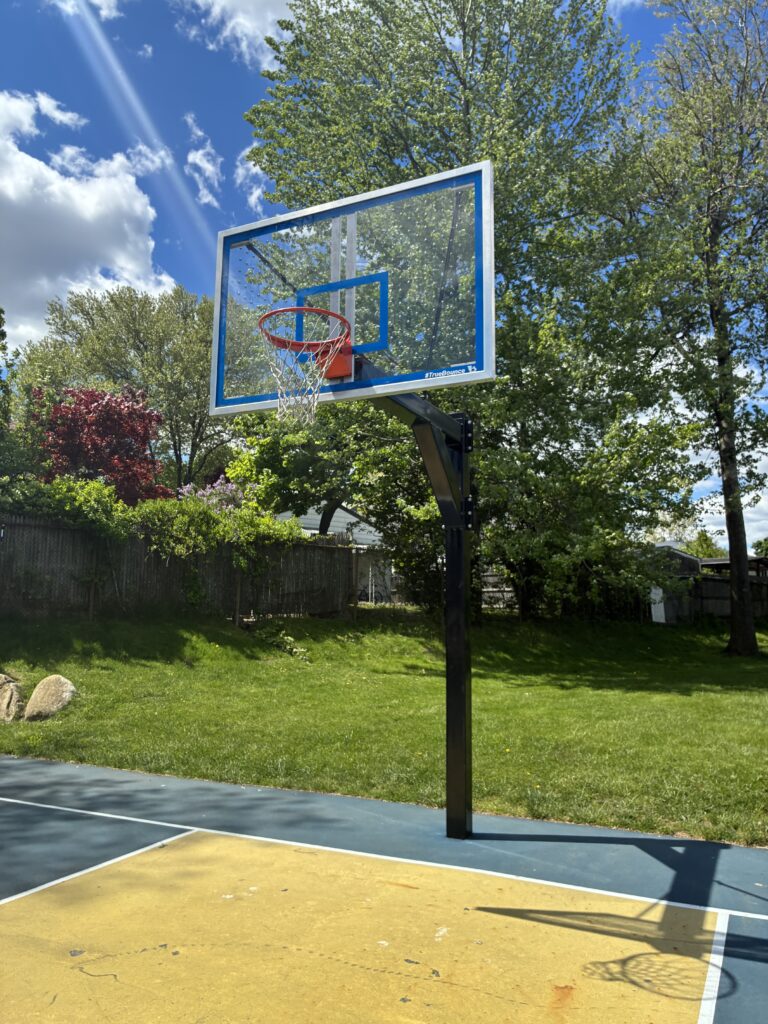 photo showing basketball court