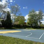 photo showing basketball court