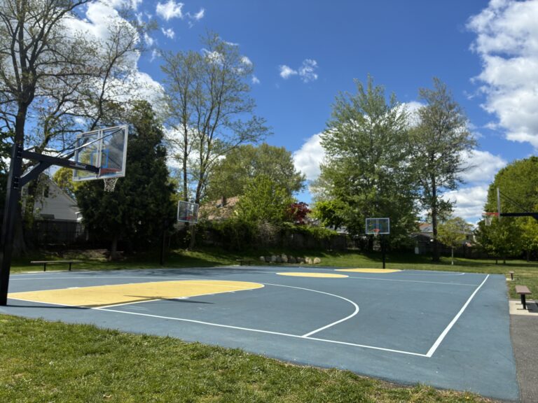 photo showing basketball court