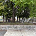 Monument in George J West Park Roanoke St at Mount Pleasant Ave