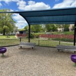 photo of covered seating areas
