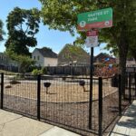 photo showing the sign for Baxter St Park