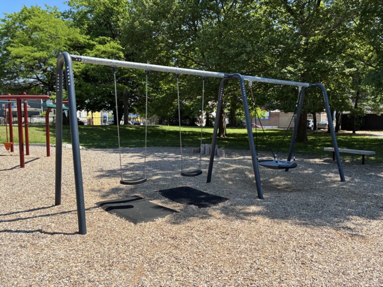 photo of swingsets