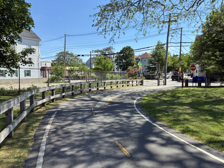 photo of a bike path